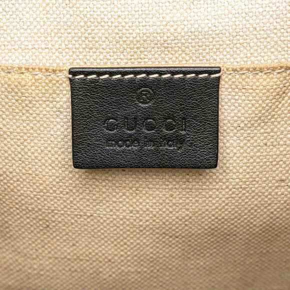 GUCCI Authentic Black Leather Backpack main image 8